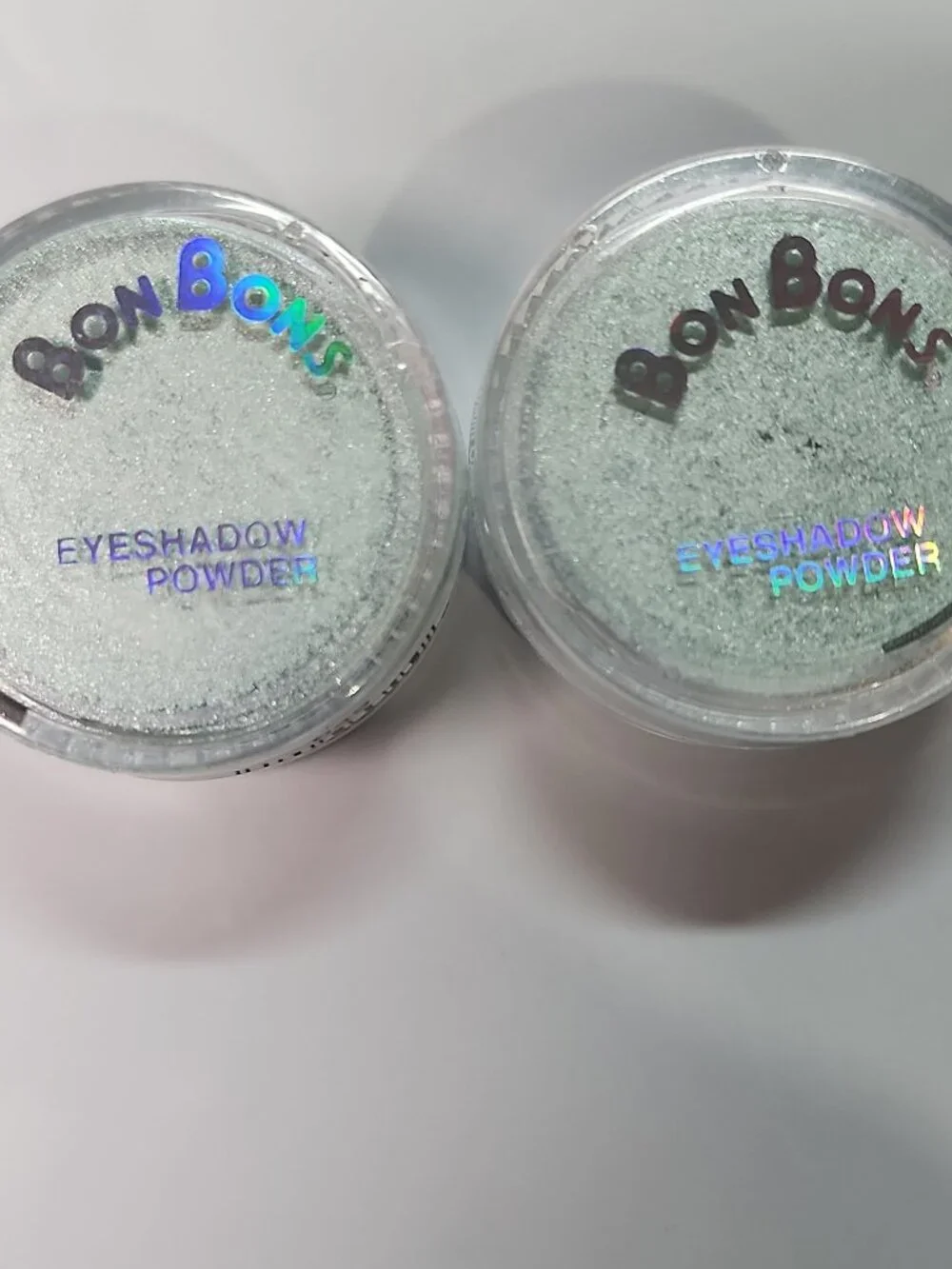 2 Bon Bons by Bari Loose Powder Eyeshadow Lot 049 Mint Shimmer Y2K Deadstock
